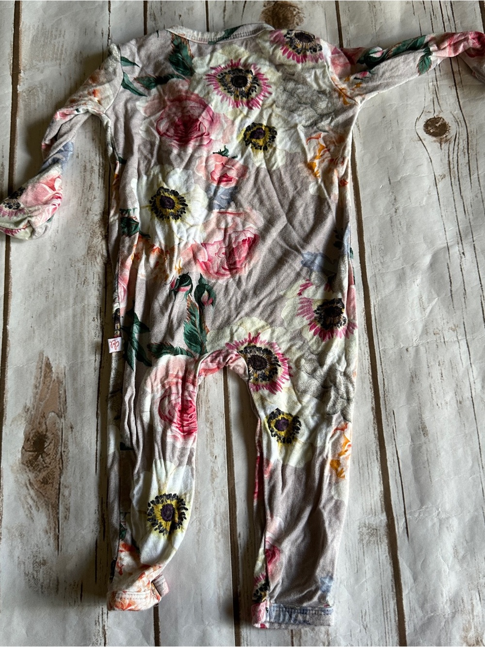 Posh peanut floral romper vguc 0/3 - Picture 7 of 9